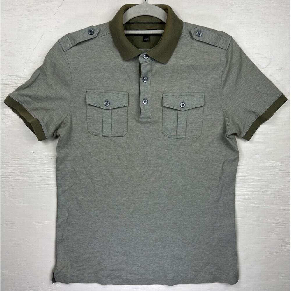 Banana Republic Mens Small Green Three Button Polo